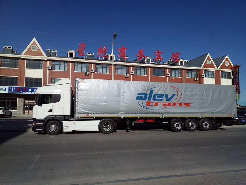 We increase the volume of road transport from China